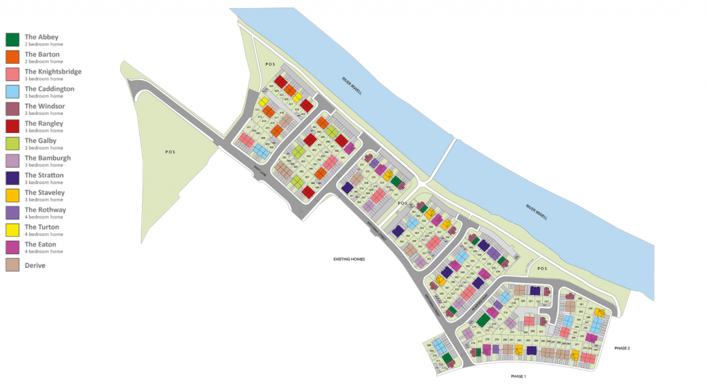 site plan riverbank view The Stratton – Riverbank View, Greater Manchester