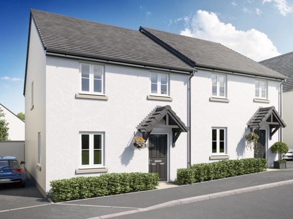 The Byford is a terraced 3 bedroom house with 2 parking spots