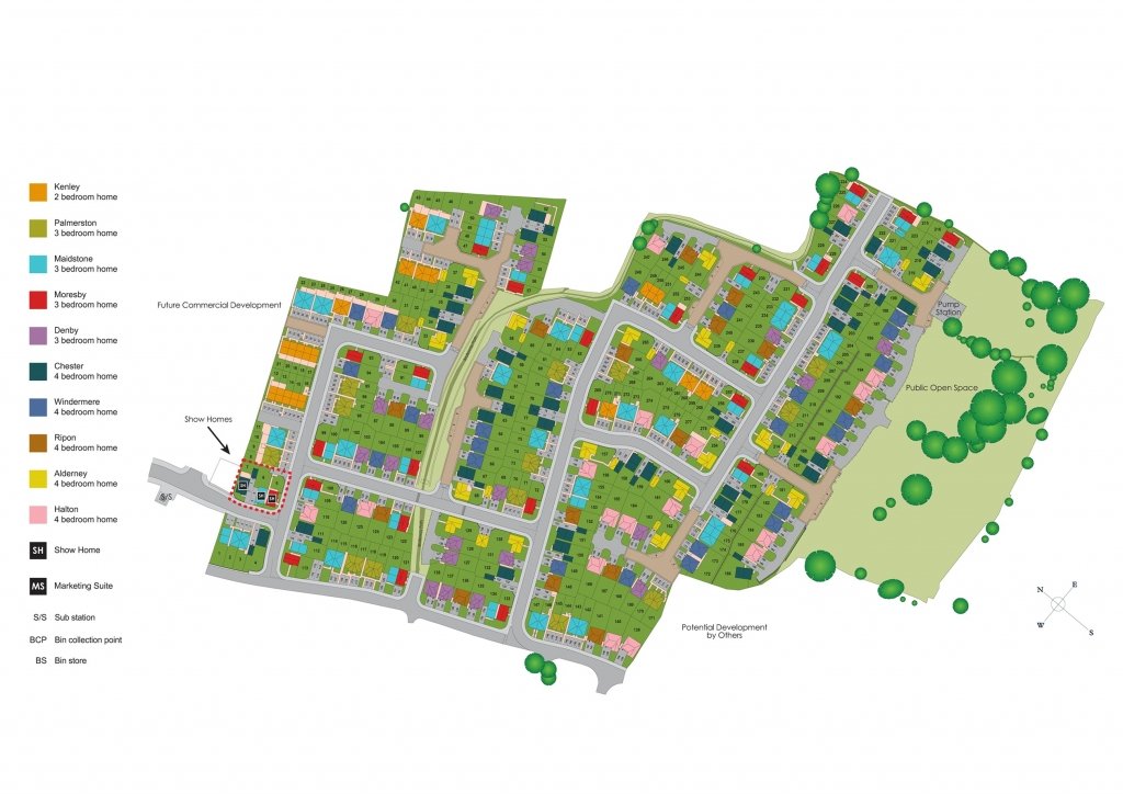 The Bridleways Site Plan Palmerston - The Bridleways, West Yorkshire